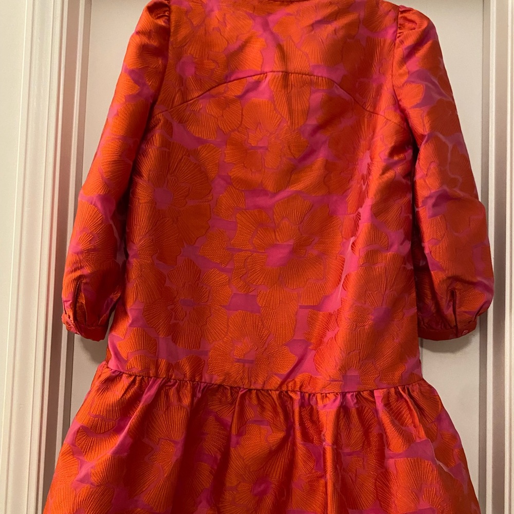 Tuckernuck Vibrant Red and Pink Long Sleeve Dress - Picture 7 of 9